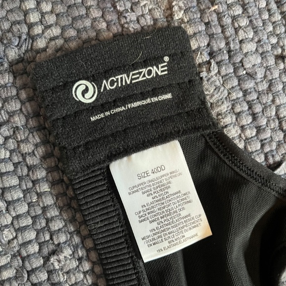 Pennington’s NWT Activezone Sports Bra Black 40DD/40E - Picture 10 of 10